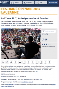 Festikids Lausanne