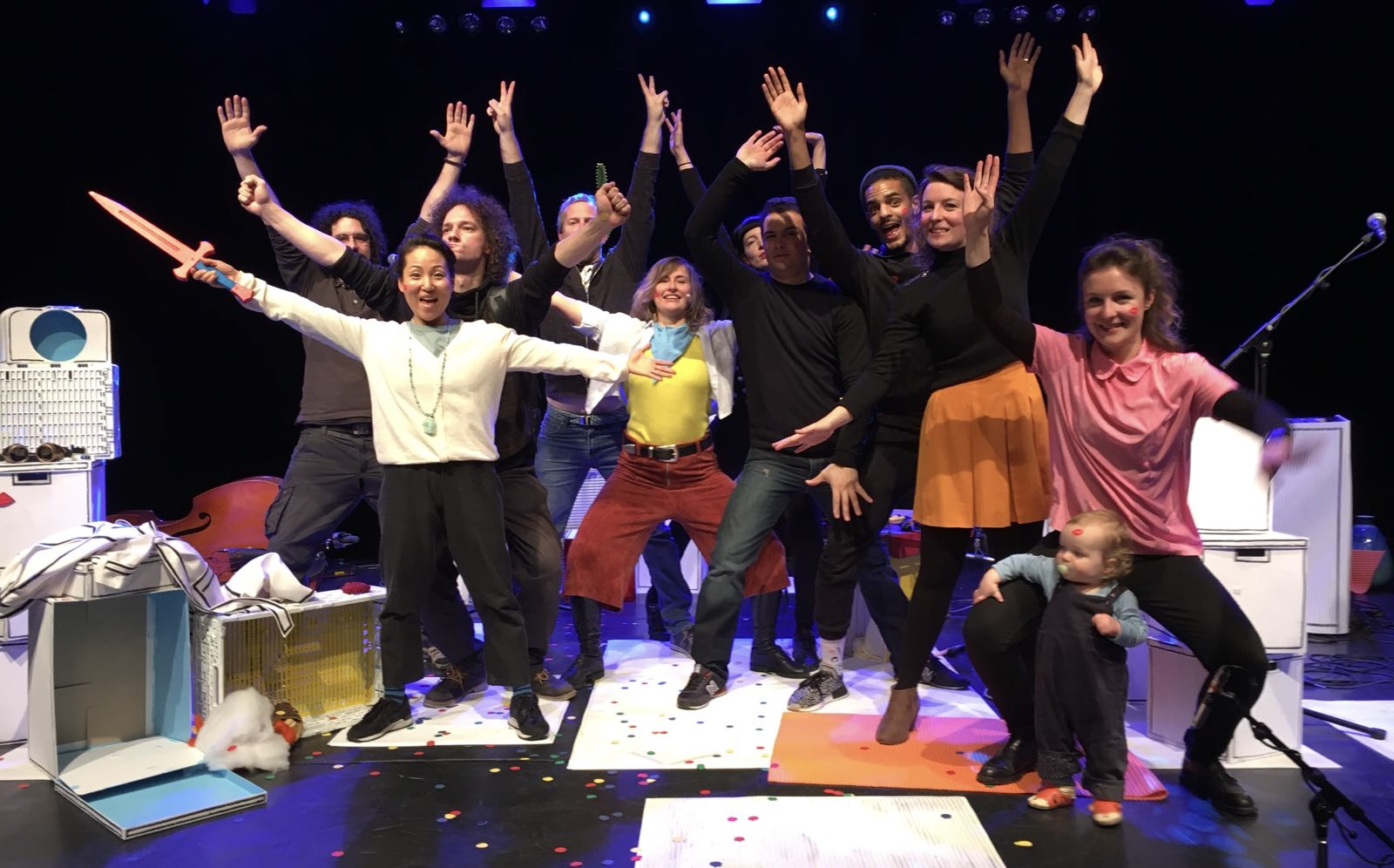 Les membres de la compagnie